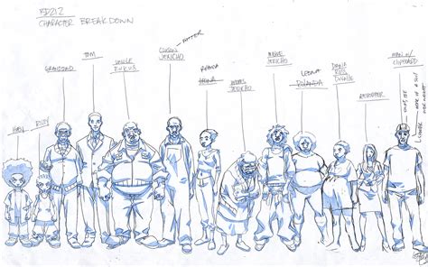 Boondocks Production Art The Katrinians Art Of Lesean Thomas