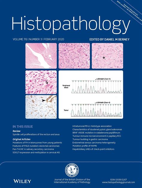 Histopathology Latest Journal Issue Now Available Bdiap