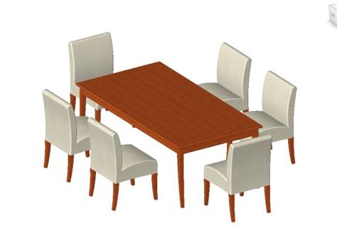 Standalone oval dining table & chairs (4seat). RevitCity.com | Object | Dining Table & Chairs