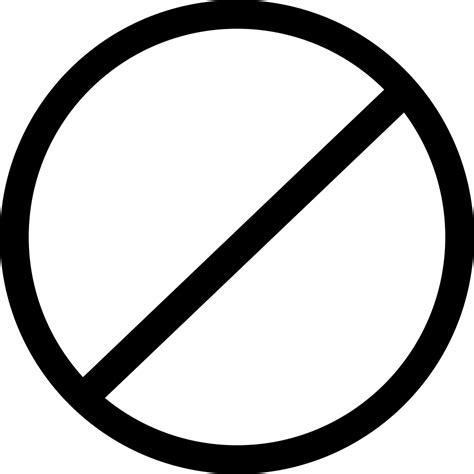 No Icon Png Png Image Collection