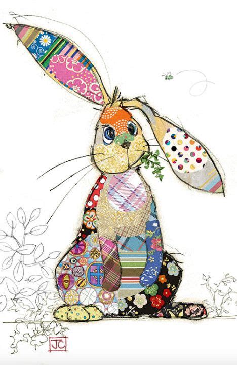 G013 Binky Bunny Bunny Art Animal Quilts Fabric Art