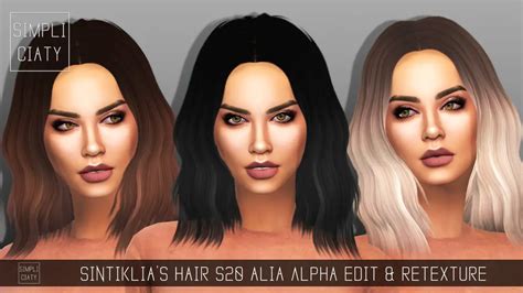 Alpha Hair The Sims 4 Animalrewa