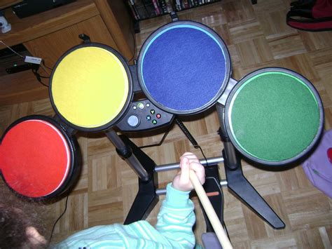 Rock Band Drum Kit Mod Foam Stick On Felt So Easy A Ch Flickr