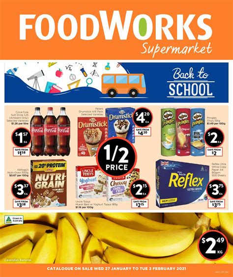Foodworks Supermarket Australia Catalogues And Specials From 27 January