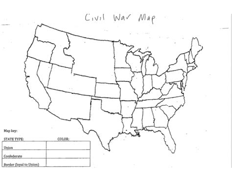 Civil War Map Quiz
