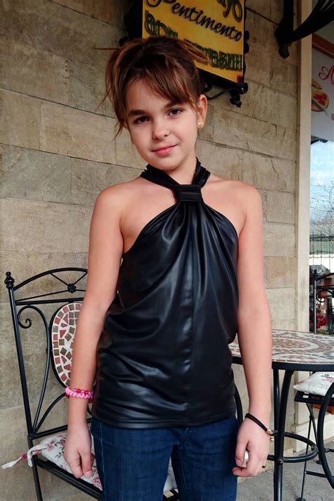 Girls Faux Leather Toptoddler Girl Topboutique Children Fashion
