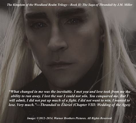 A good deed here, a good deed there, a good thought here, a good comment there, all added up to. Quote from Book II: The Saga of Thranduil (Chapter VIII: Wedding of the Ages). He is speaking to ...