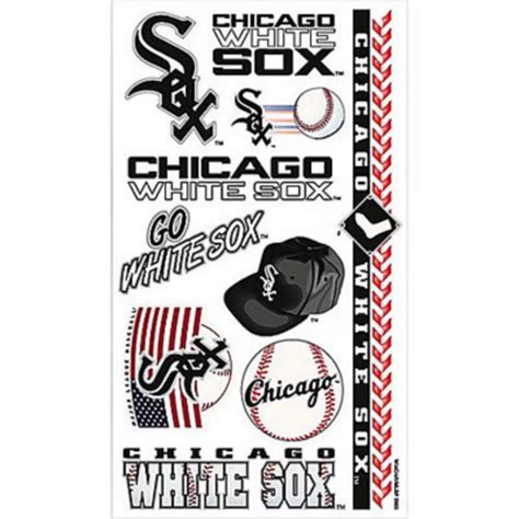 Chicago White Sox Tattoos 10ct Party City