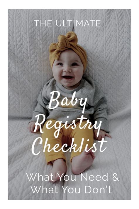 Ultimate Baby Registry Checklist What You Actually Need Chaylor