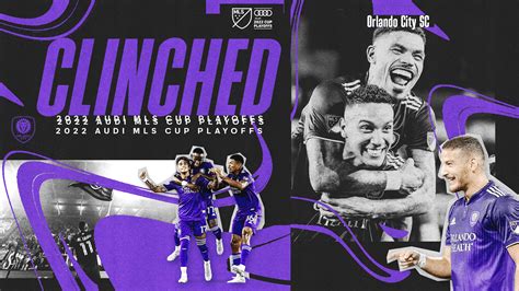 Orlando City Sc Clinch Audi 2022 Mls Cup Playoffs Spot