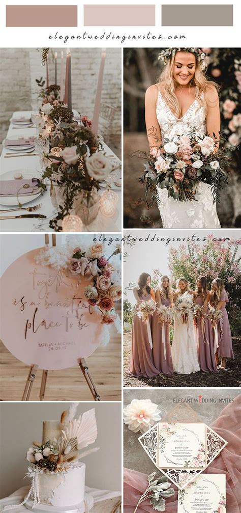 7 Chic New Elegant Neutral Wedding Color Palettes To Inspire