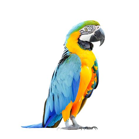 Colorful Parrot On Transparent Parrot Colorful Bird Png Transparent