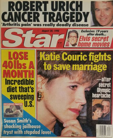 Star Magazine August 20 1996 Katie Couric Elvis Secret Movies