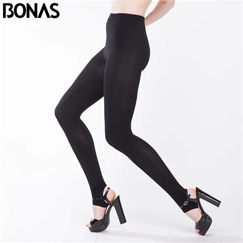 Bonas Super Elastic Velvet Leggings Women Autumn Winter Warm Leggings Female Thin Velvet Collant