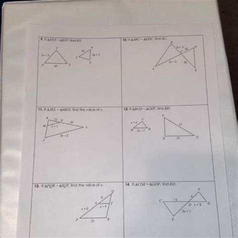 Chapter 5 relationships within triangles; Gina wilson Unit 6: Similar Triangles Homework 2: Similar ...