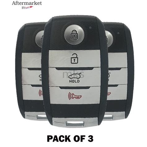 2016 2020 Kia Optima 4 Button Smart Key Bundle Of 3 My Key Supply
