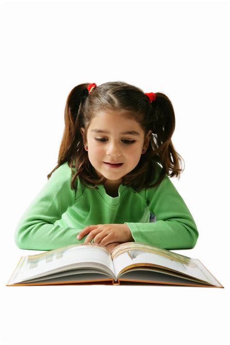 World Resources Archive Little Girl Kid Child Reading Book 000001409553