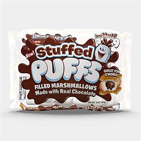 Stuffed Puffs Chocolate Filled Marshmallows 10 Oz Bag Pack Of 2 By Candy Boulevard