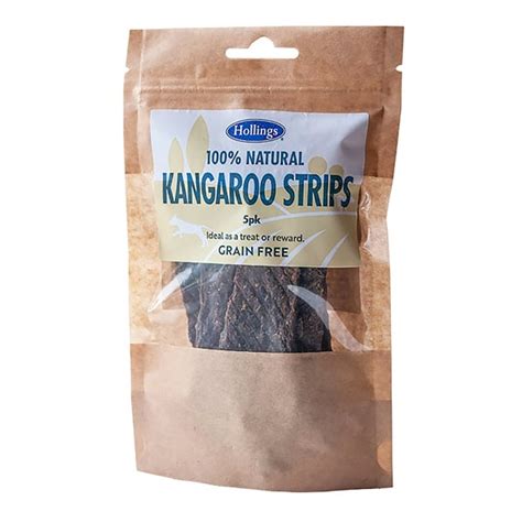 Zignature kangaroo canned dog food formula 12/13oz. Hollings Natural Kangaroo Strips Dog Treat 5 pack | Feedem