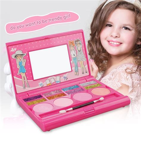 Buy Kids Makeup Kit 8 Color Glitter Little Girls Make Up Sets With
