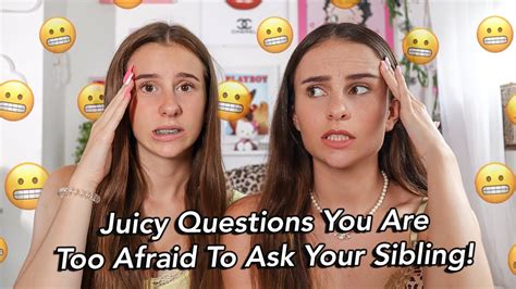My Sister Asks Me Questions You Are Too Afraid To Ask Your Siblings Lovevie And Izzy Youtube