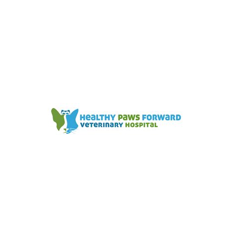 Modern Colorful Veterinary Logo Design For Healthy Paws Forward Vet