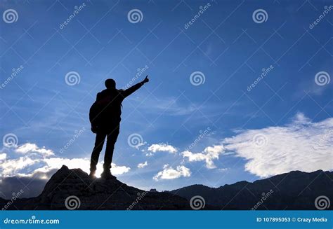 Successful Determined And Challenging Person Stock Image Image Of