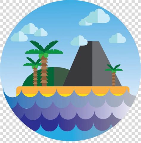 Hawaii Island Cartoon Free Island Cartoon Vector Png Hawaii Art