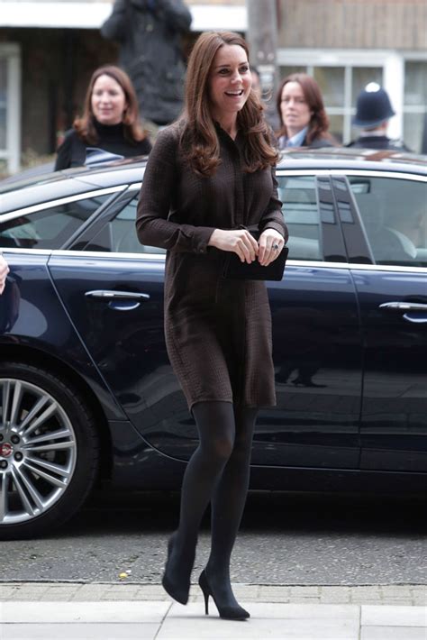 Kate Middleton Visits The Fostering Network In Stuart Weitzman