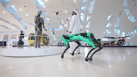 Dubais Museum Of The Future Welcomes Robodog To Join Flying Penguin