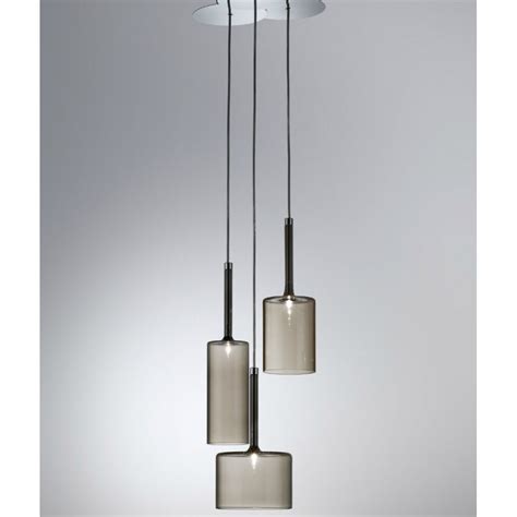 Reserve & collect or home delivery available. Axo Light Spillray SPSPILL3GRCR12V Grey Pendant Ceiling ...