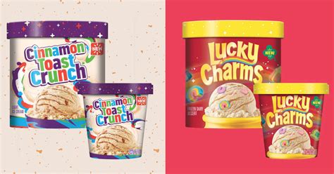 Cinnamon Toast Crunch Lucky Charms Ice Cream Flavors Are Coming