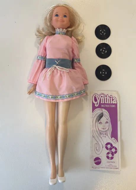 Vintage 1971 Mattel Best Friend Cynthia Talking Doll Works 5999