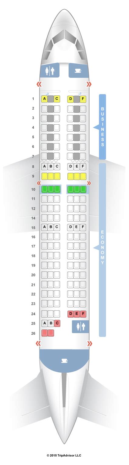 Seatguru Seat Map Air France Airbus A319 319 V1