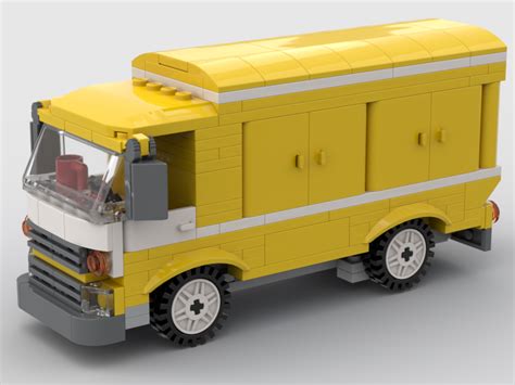 Lego Moc Buwizz Powered Delivery Van By Kjoeloe Rebrickable Build