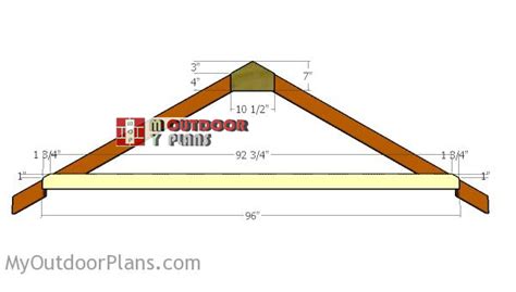 How To Build A 8x8 Shed Roof Myoutdoorplans