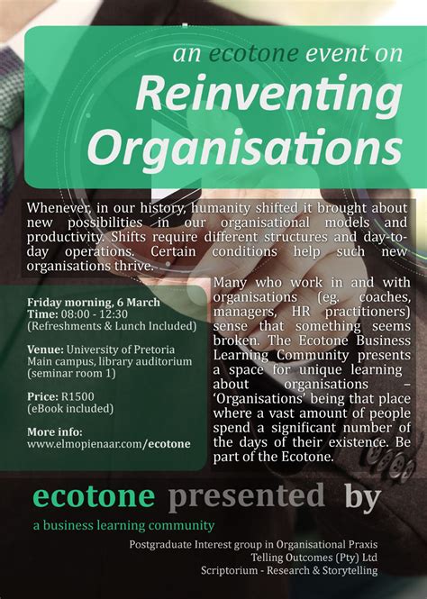 Reinventing Organizations Elmo Pienaar Phd Intentional With