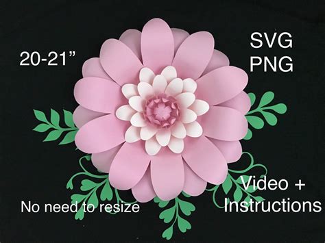 Giant Paper Roses Paper Flower Patterns Easy Paper Flowers Paper