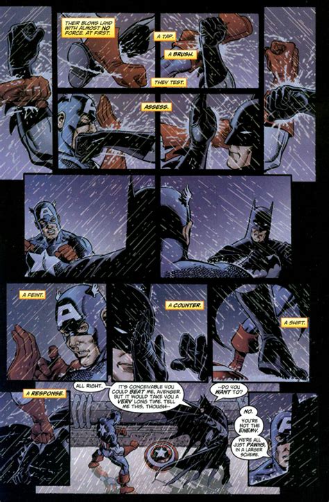 Batman Vs Daredevil And Captain America Battle Superhero Database