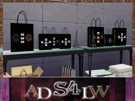 Sims 4 Ccs The Best Shopping Bags By Adlw Simiesk Art