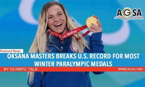 Oksana Masters Breaks Us Record For Most Winter Paralympic Medals American Gold Sports Alliance