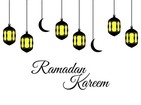 Ramadan Kareem Lantern And Moon Eid Al Fitr Muslim Traditional