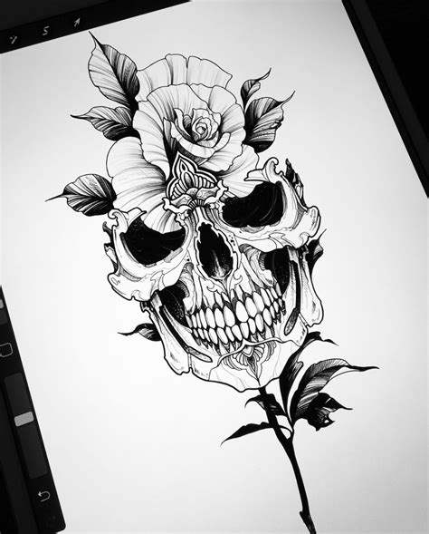 Pin By Damagéd Øne On New Year Tattoos Skull Tattoo Design Sleeve