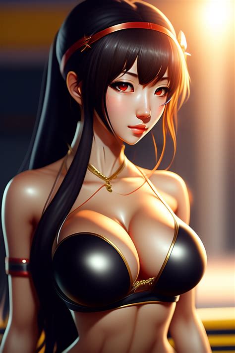 Lexica Sexy Realistic Anime Girl