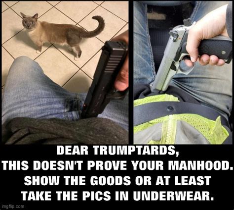 Point A Gun At Your Dick To Own The Libtards Imgflip