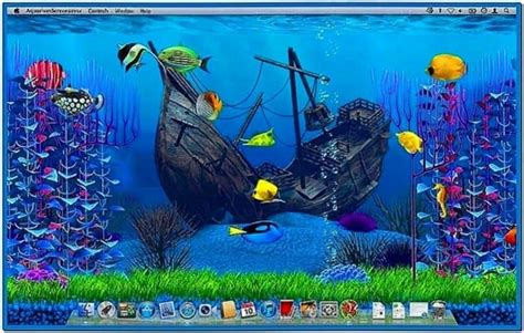 Animated Fish Tank Screensaver