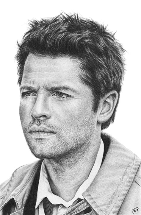 Castiel By Wicked Illusion On Deviantart Supernatural Drawings