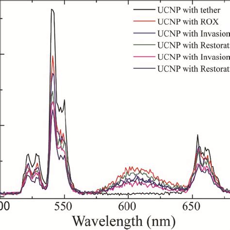 Figure S5 Raw Visible Fluorescence Spectrum Of Rox A Under 980 Nm