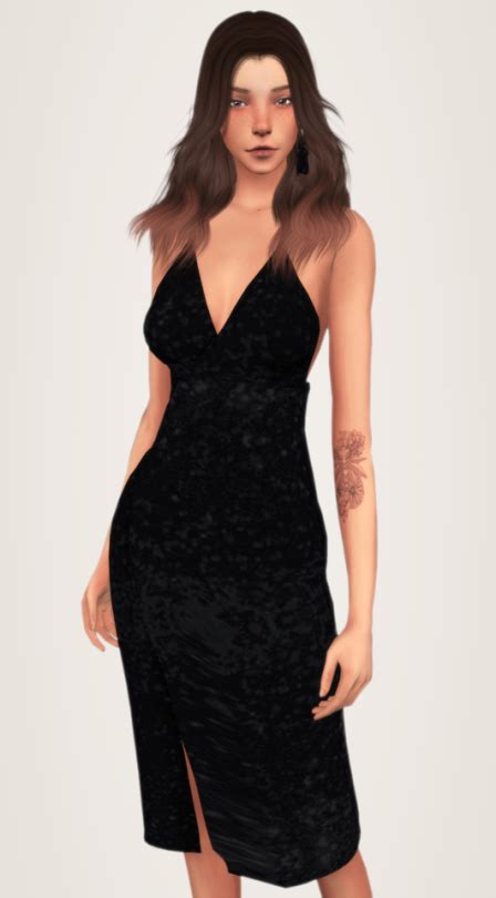 Sims 4 Ccs The Best Elliesimple New Year Dress