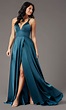 Long Strappy-Open-Back Formal Prom Dress - PromGirl